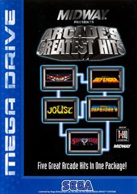Williams Arcade's Greatest Hits - Box - Front Image