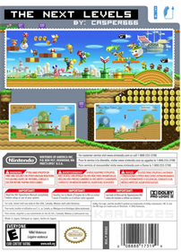New Super Mario Bros. Wii 2: The Next Levels - Box - Back Image