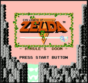 CXS Legend of Zelda: Hyrule’s Doom - Screenshot - Game Title Image