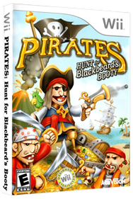 Pirates: Hunt for Blackbeard's Booty - Box - 3D Image
