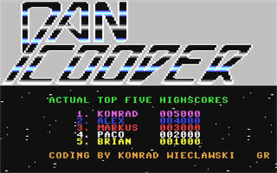Dan Cooper - Screenshot - Game Title Image