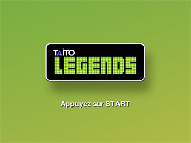 Taito Legends - Screenshot - Game Title Image