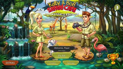 Katy & Bob: Safari Cafe Collector's Edition - Screenshot - Game Title Image