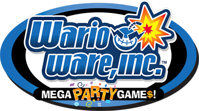 WarioWare, Inc.: Mega Party Game$! - Clear Logo Image