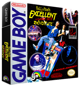 Bill & Ted's Excellent Game Boy Adventure - Box - 3D Image