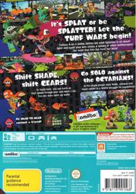 Splatoon - Box - Back Image