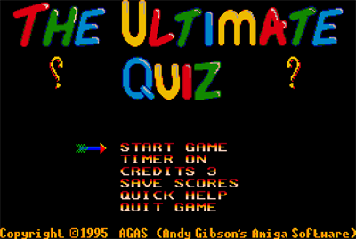 The Ultimate Quiz II - Screenshot - Game Title Image