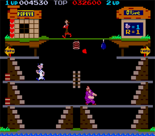 Popeye (Nintendo) - Screenshot - Gameplay Image