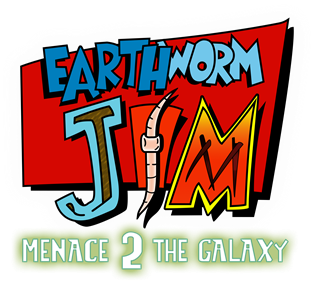 Earthworm Jim: Menace 2 the Galaxy - Clear Logo Image