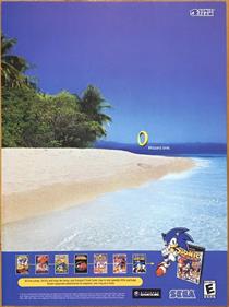 Sonic Mega Collection - Advertisement Flyer - Front Image