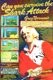 Greg Norman's Shark Attack! The Ultimate Golf Simulator - Advertisement Flyer - Front Image