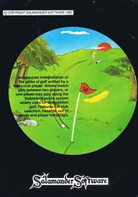Golf (Salamander) - Box - Back Image