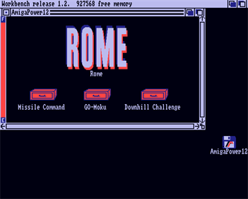Amiga Power #12 - Screenshot - Game Select Image
