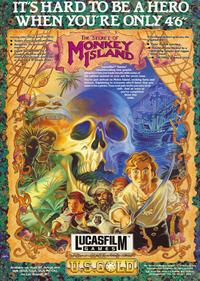 The Secret of Monkey Island - Advertisement Flyer - Front Image