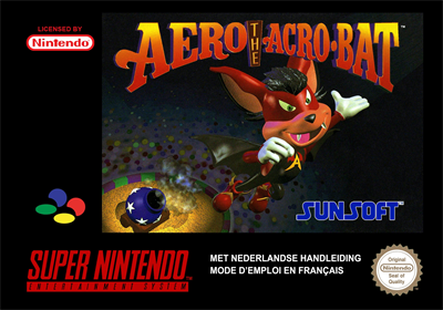 Aero the Acro-Bat - Box - Front Image