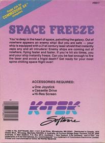 Space Freeze - Box - Back Image