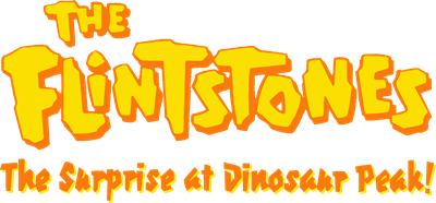 The Flintstones: The Surprise at Dinosaur Peak! - Clear Logo Image