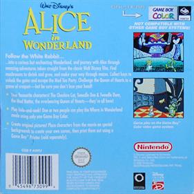 Alice in Wonderland - Box - Back