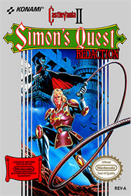 Castlevania II: Simon's Quest Redacted - Fanart - Box - Front Image