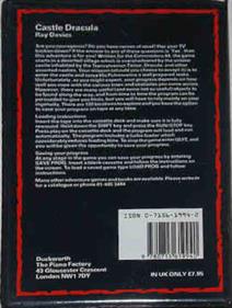 Castle Dracula - Box - Back Image