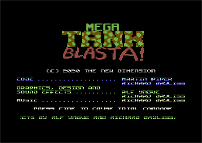 Mega Tank Blasta - Screenshot - Game Title Image