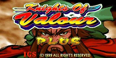 Knights of Valour Plus - Screenshot - Game Title Image
