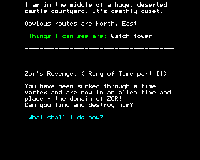 Revenge Of Zor