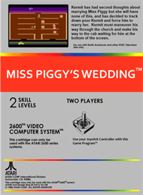 Miss Piggy's Wedding - Fanart - Box - Back