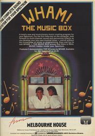 Wham! The Music Box - Advertisement Flyer - Front Image