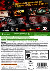 Yaiba: Ninja Gaiden Z - Box - Back Image