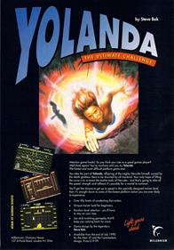 Yolanda: The Ultimate Challenge - Advertisement Flyer - Front Image
