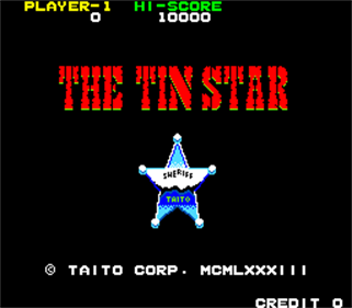 The Tin Star - Screenshot - Game Title Image