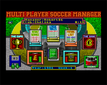 Multi-Player Soccer Manager - Screenshot - Gameplay Image