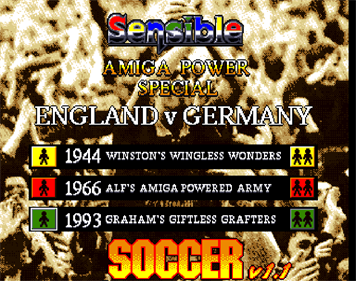 Sensible Soccer 92/93 Meets Bulldog Blighty - Screenshot - Game Title Image