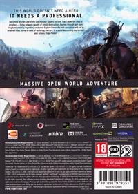 The Witcher 3: Wild Hunt - Box - Back Image