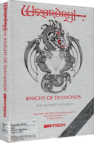 Wizardry: Knight of Diamonds: The Second Scenario - Box - 3D Image