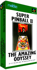Super Pinball II: The Amazing Odyssey - Box - 3D Image