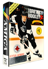 Wayne Gretzky Hockey 2 - Box - 3D Image