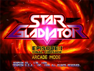 Star Gladiator: Episode 1: Final Crusade - Screenshot - Game Title Image
