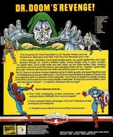 The Amazing Spider-Man and Captain America in Dr. Doom's Revenge! - Box - Back Image