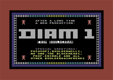 Boulder Dash Diam 1 - Screenshot - Game Title Image