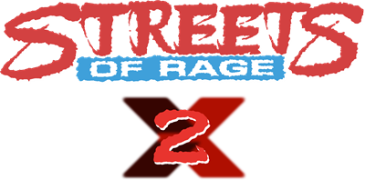 Streets of Rage 2X - Clear Logo Image