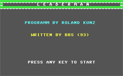 Leaderman - Screenshot - Game Title Image