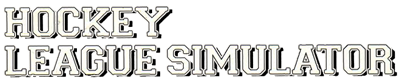 Hockey League Simulator - Clear Logo Image