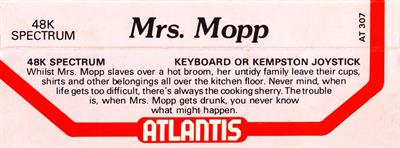 Mrs. Mopp - Box - Back Image