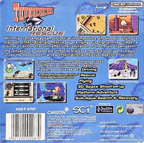 Thunderbirds International Rescue - Box - Back Image