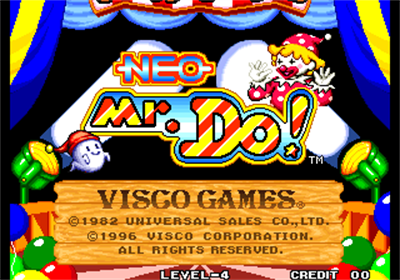 Neo Mr. Do! - Screenshot - Game Title Image