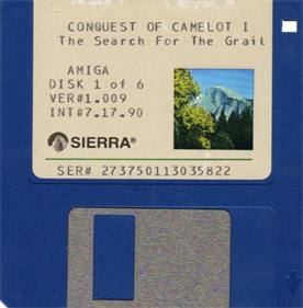 Conquests of Camelot: The Search for the Grail - Disc Image