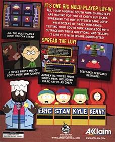 South Park Chef's Luv Shack - Box - Back Image