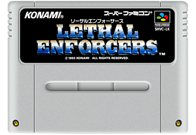 Lethal Enforcers - Fanart - Cart - Front Image